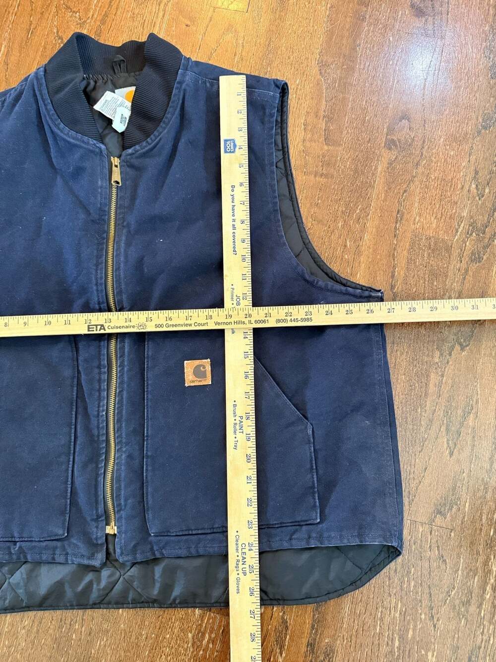 Carhartt V02 MDT Sandstone Arctic Vest Midnight Navy Blue Size 2XL Regular - Picture 7 of 7